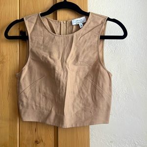 & Other Stories Zip Back Crop Top